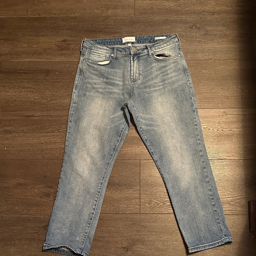 Dear John Light Blue Blaire Straight Jeans